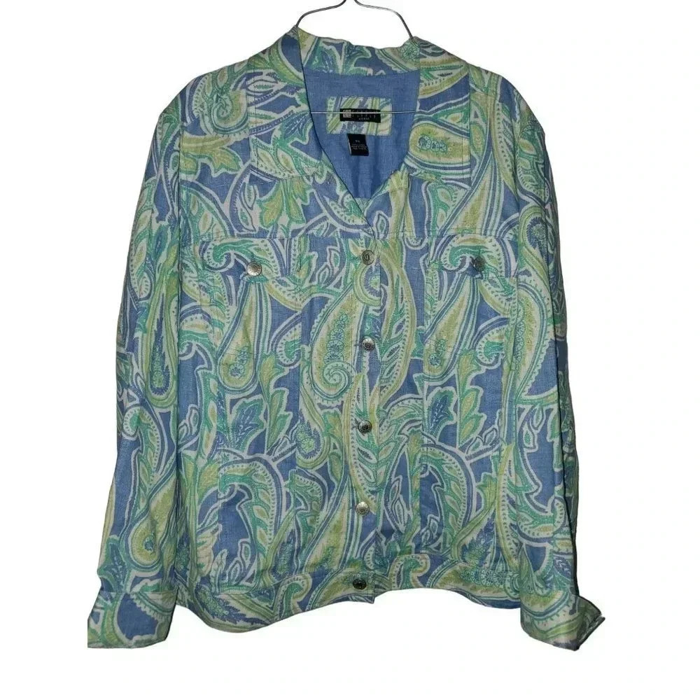 Carole Little Woman Causal‎ Linen Jacket